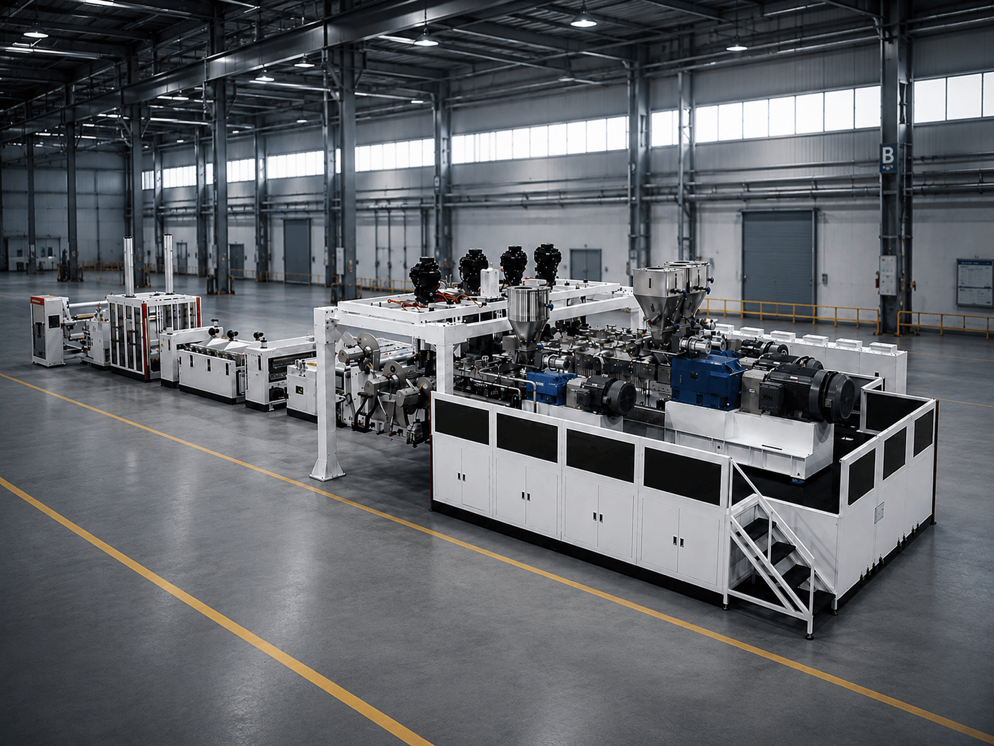 PET/PLA/PP/PS Multi-Layer Co-Extrusion Sheet Line